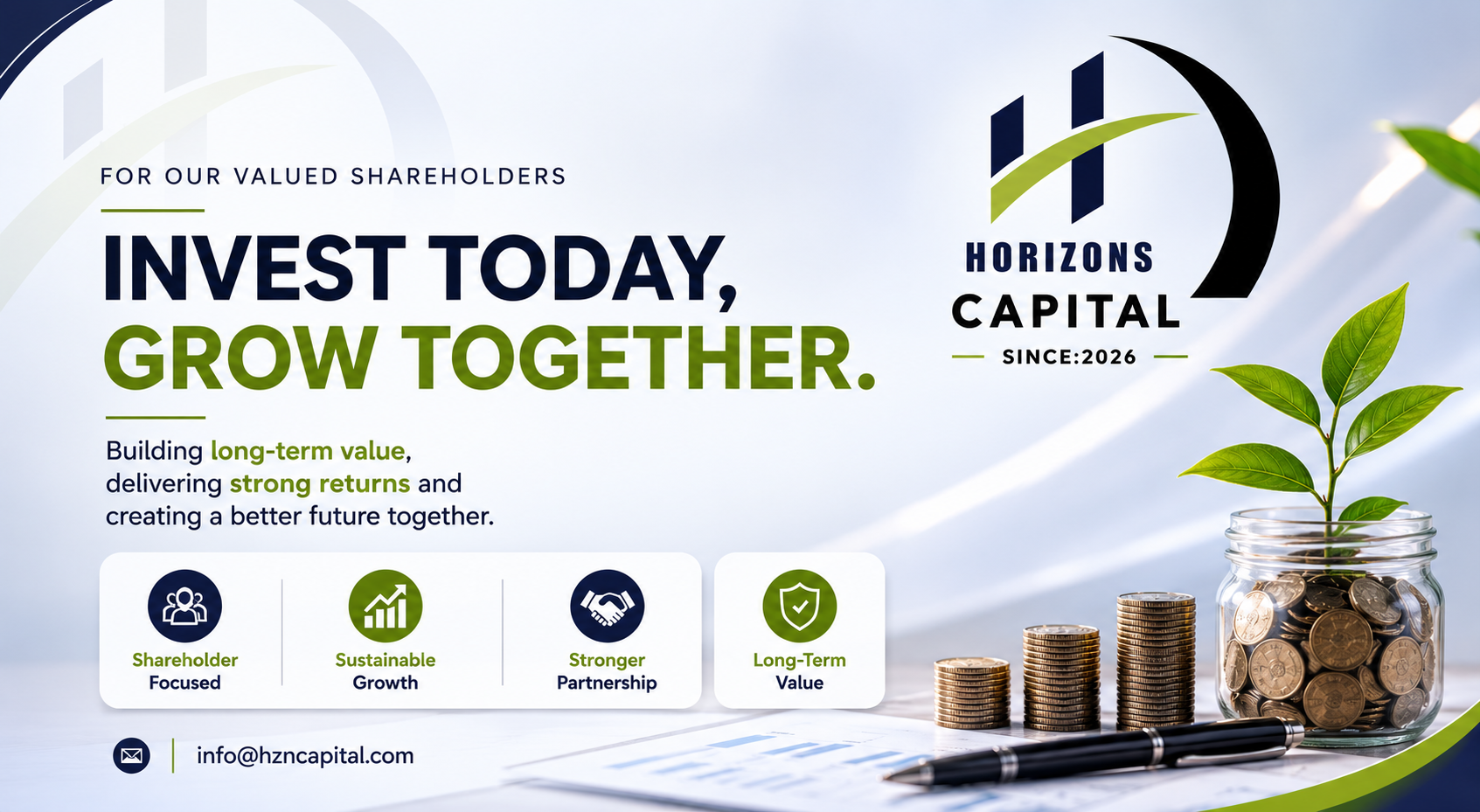 Invest today grow together 